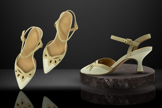 " Petal Grace " Cream Petal Elegance