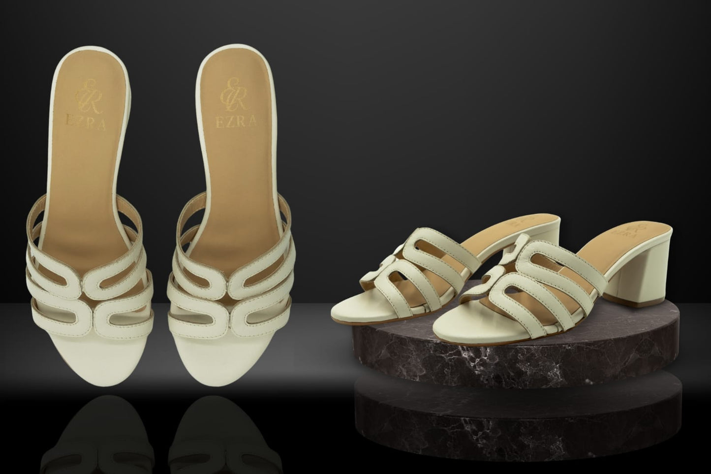 " Linea Bianca" Ivory Slide Charm