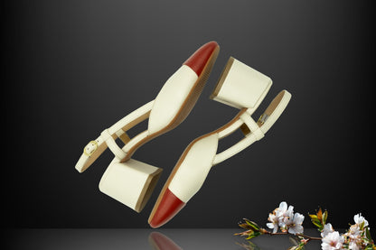 " Bianca Rosso" Two- Tone Elegance