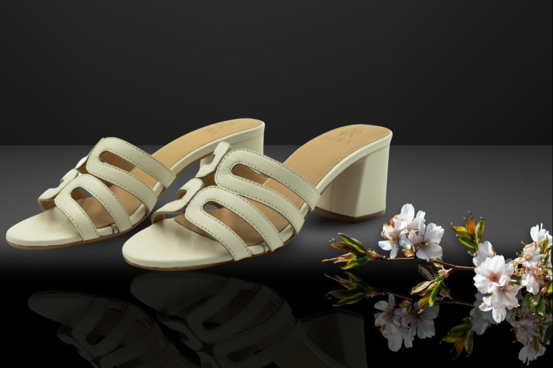 " Linea Bianca" Ivory Slide Charm