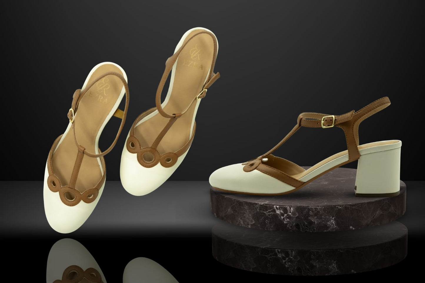 " Bella Circolare "  Block  Heels