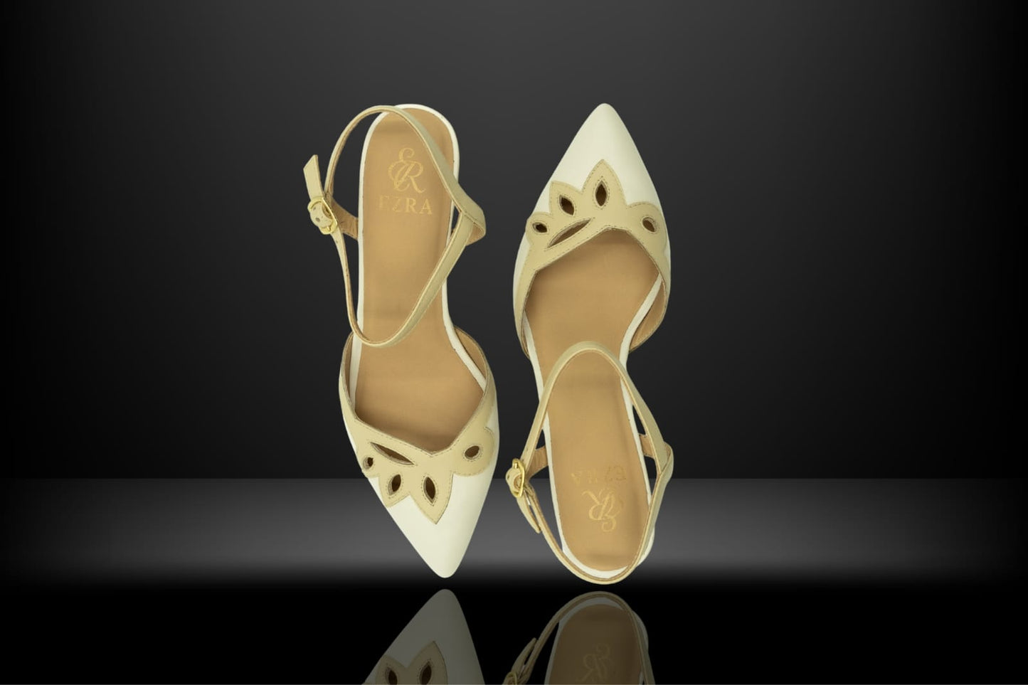 " Petal Grace " Cream Petal Elegance