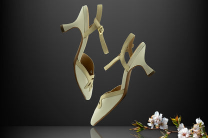 " Petal Grace " Cream Petal Elegance