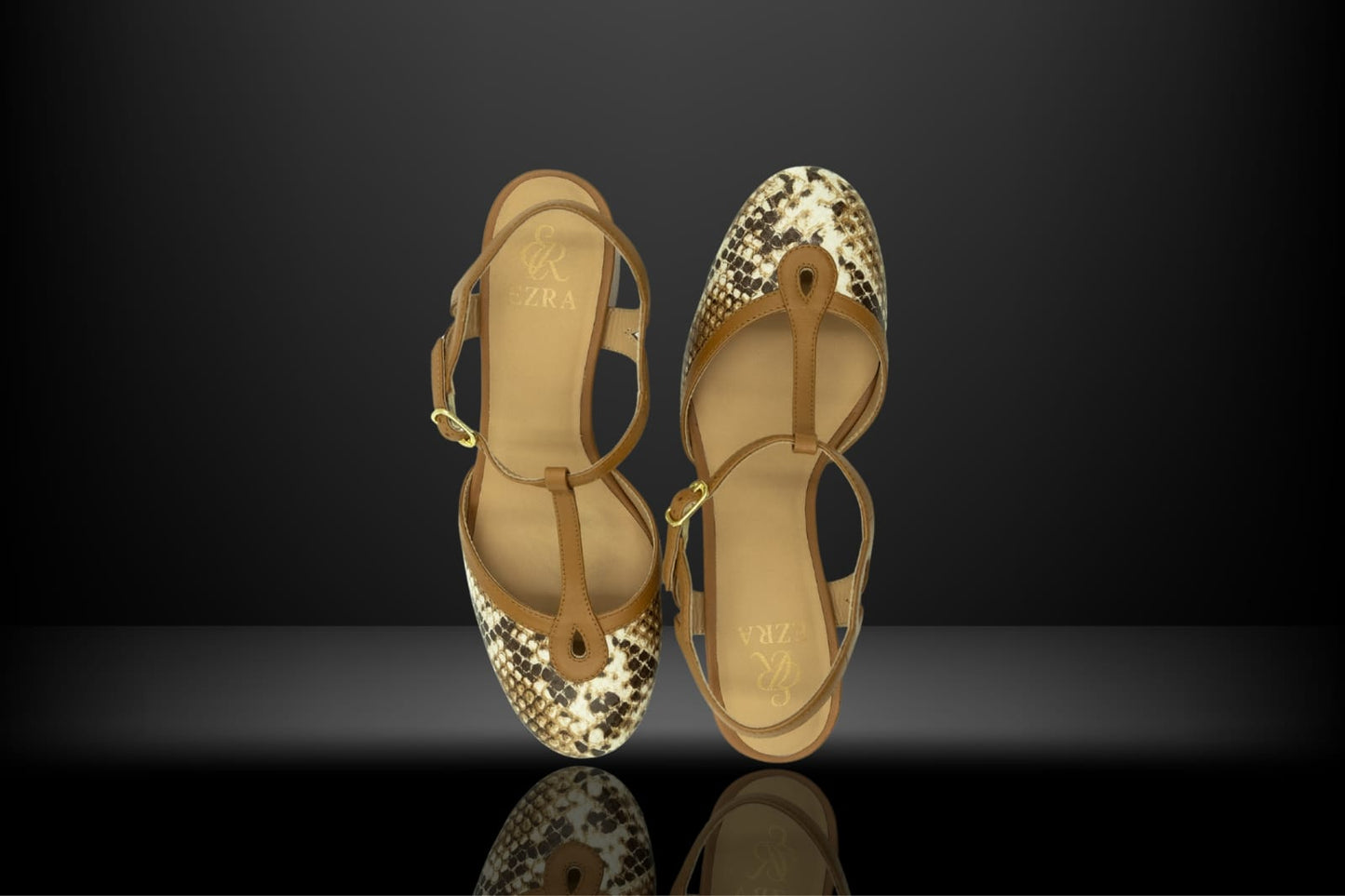 " Serpenta '' T-Strap "  Heels