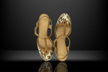 " Serpenta '' T-Strap "  Heels