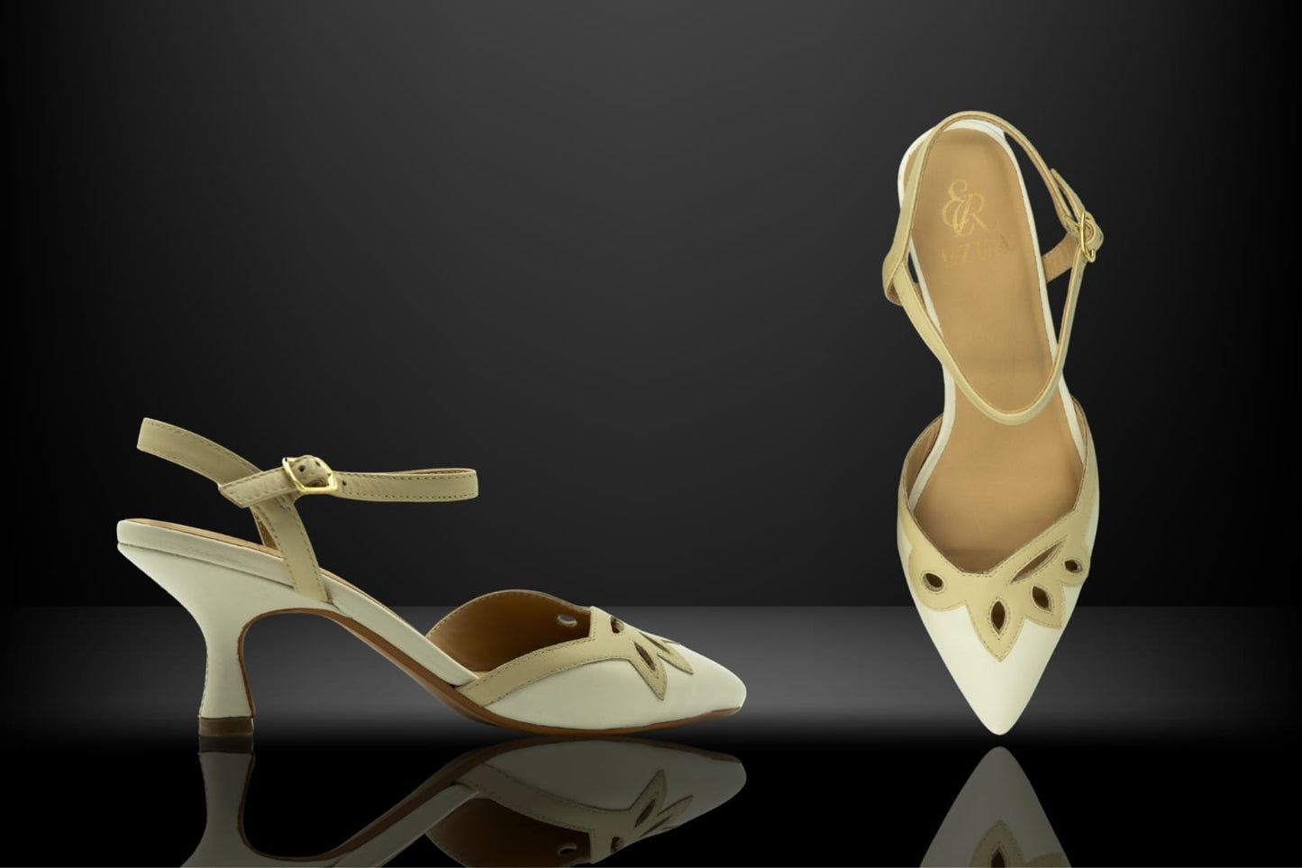 " Petal Grace " Cream Petal Elegance