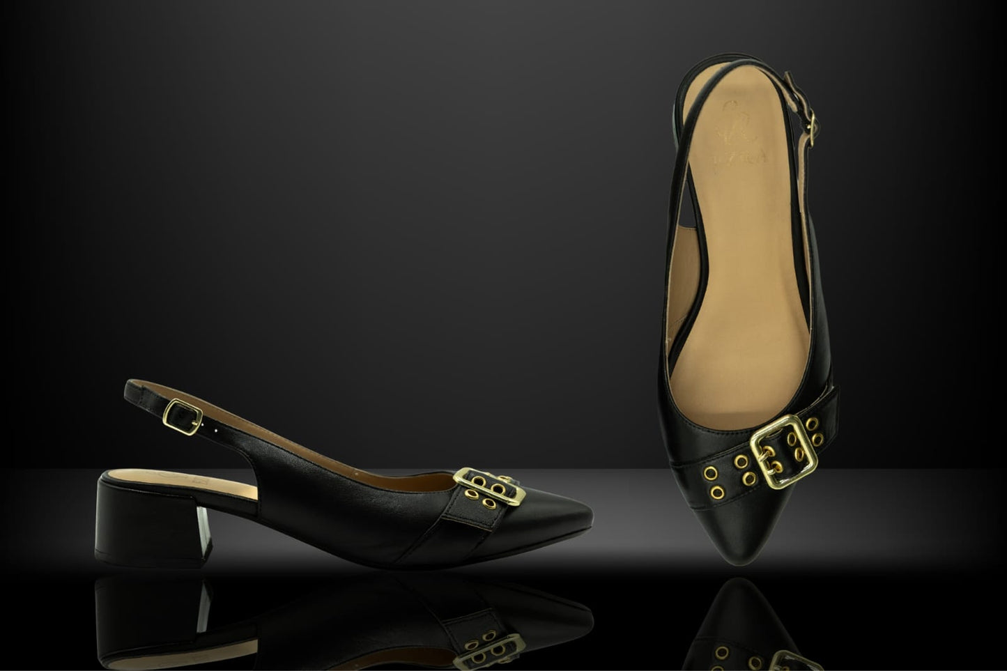 " Noir Bellezza " Buckle Sling Charm